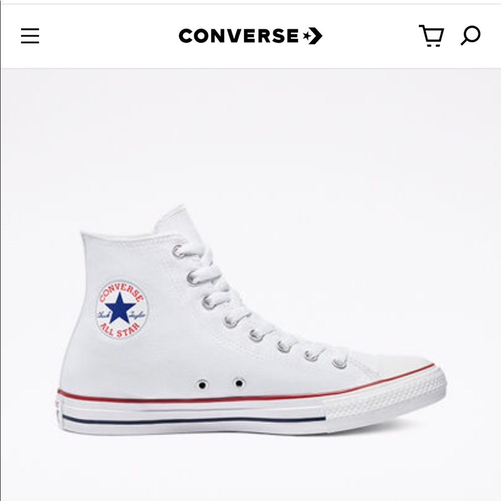 White High Top Converse